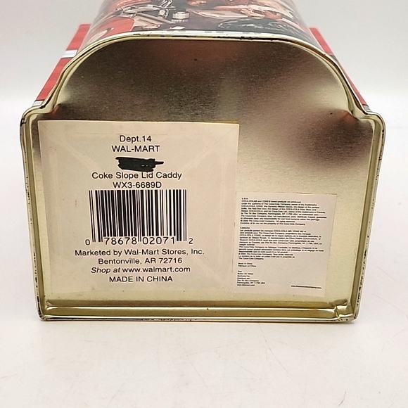 2003 Coca Cola Slanted Lid Tin - Picture 5 of 9
